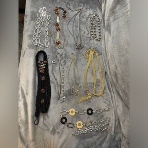 Lot of 9 Fashion Belts / Straps